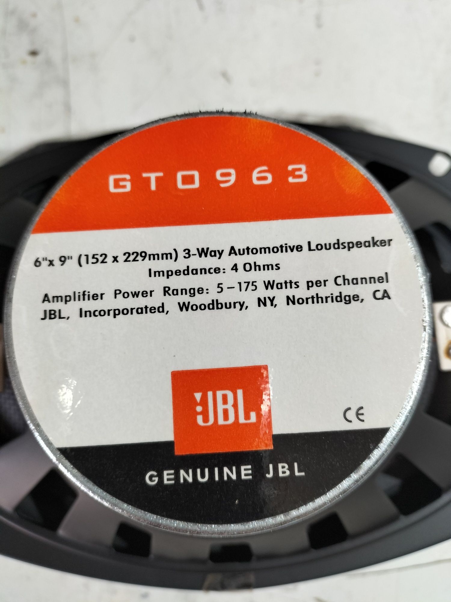 Colunas JBL GTO963
