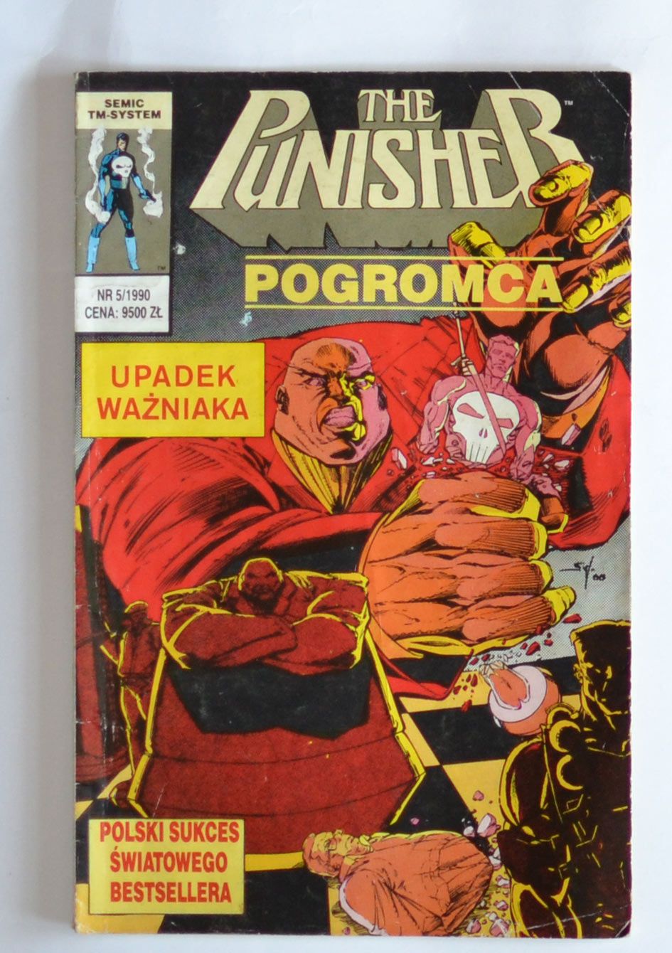 Komiksy:	the Punisher rok  1990 Tm Semic Całość lub na sztuki