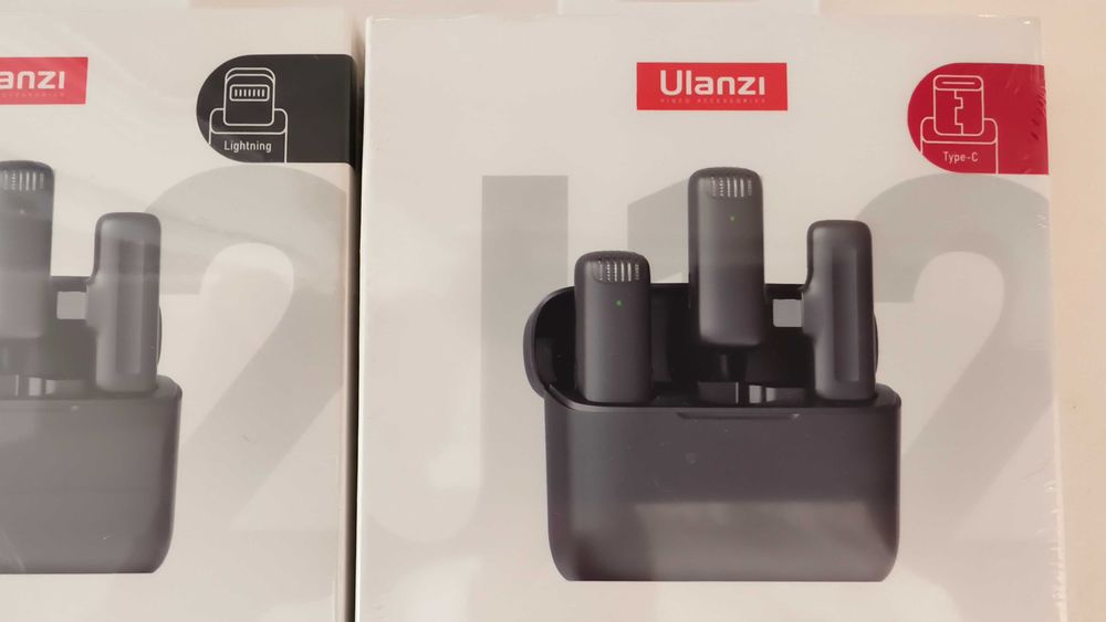 Петличний мікрофон Ulanzi J12 для iPhone, роз'єм Lightning