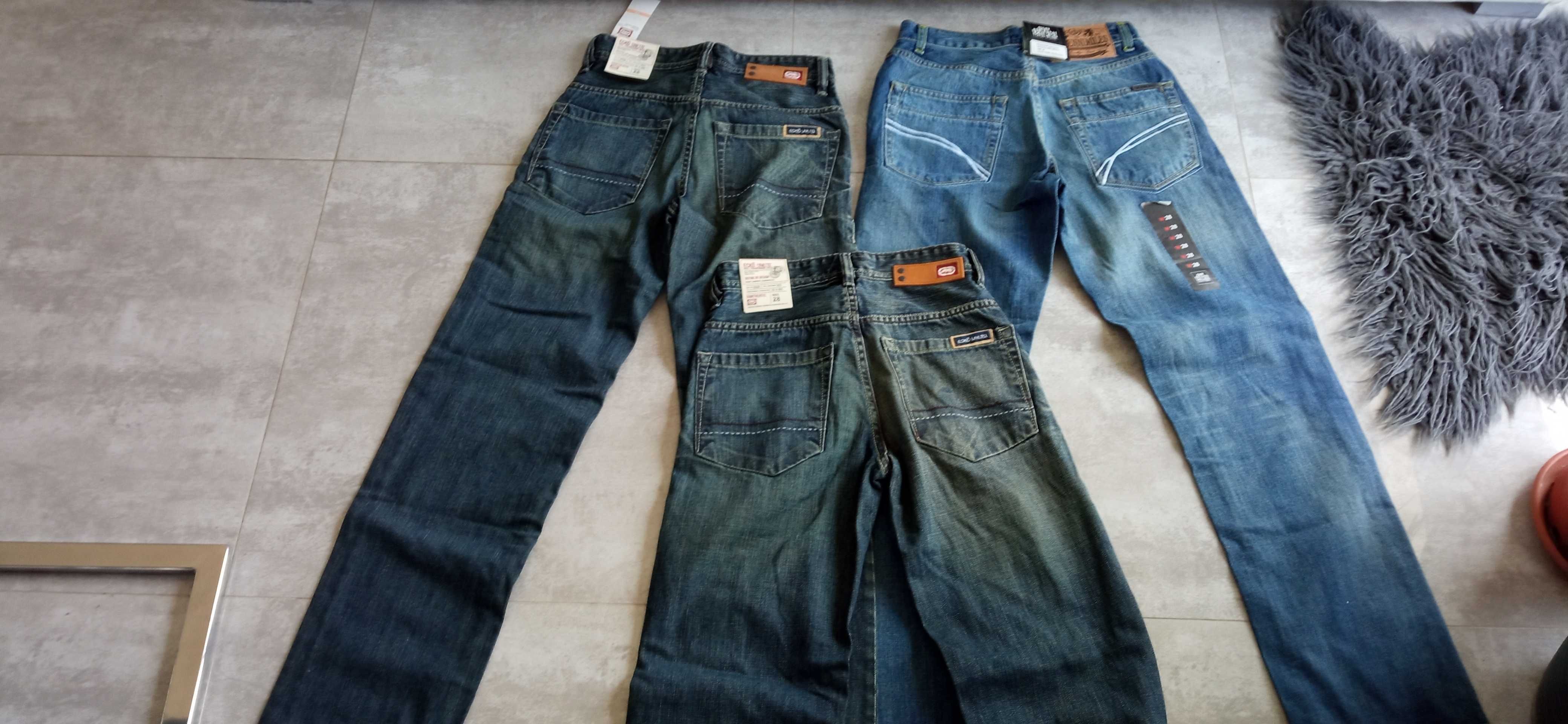 Spodnie jeans nowe dżinsy XS S męskie