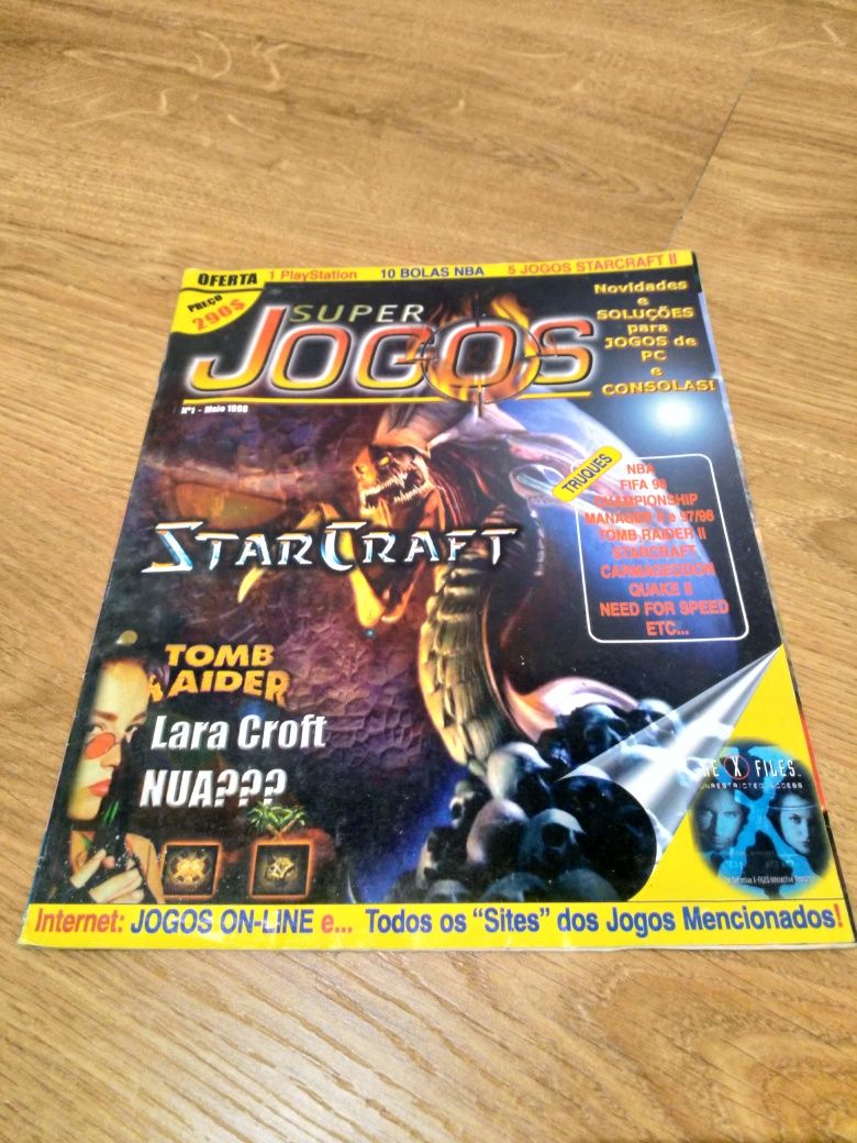 Coleção completa revista Super Jogos