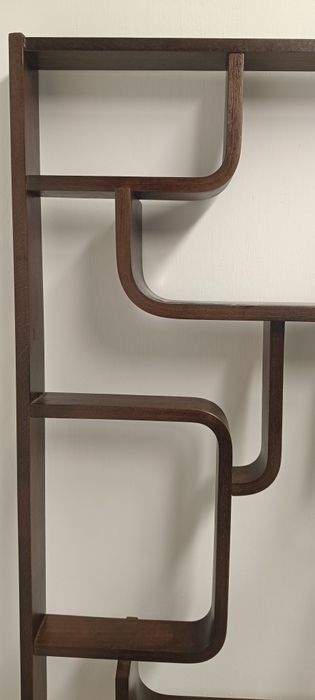 ścianka kwiatowa Ludvik Volak Holesov design vintage półka