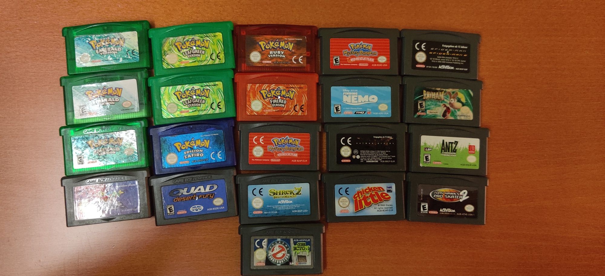 Jogos gameboy advance (pokemon não disponível)