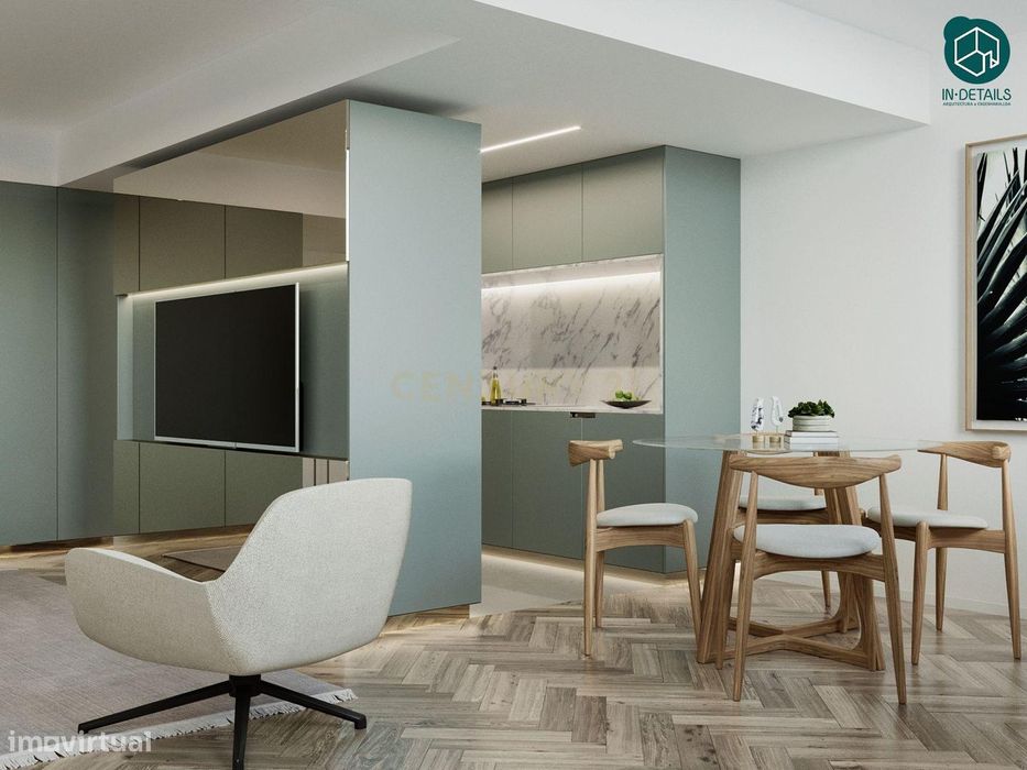 T3 com varanda e arrumos no Empreendimento Royal Venture Sá da Bandeir