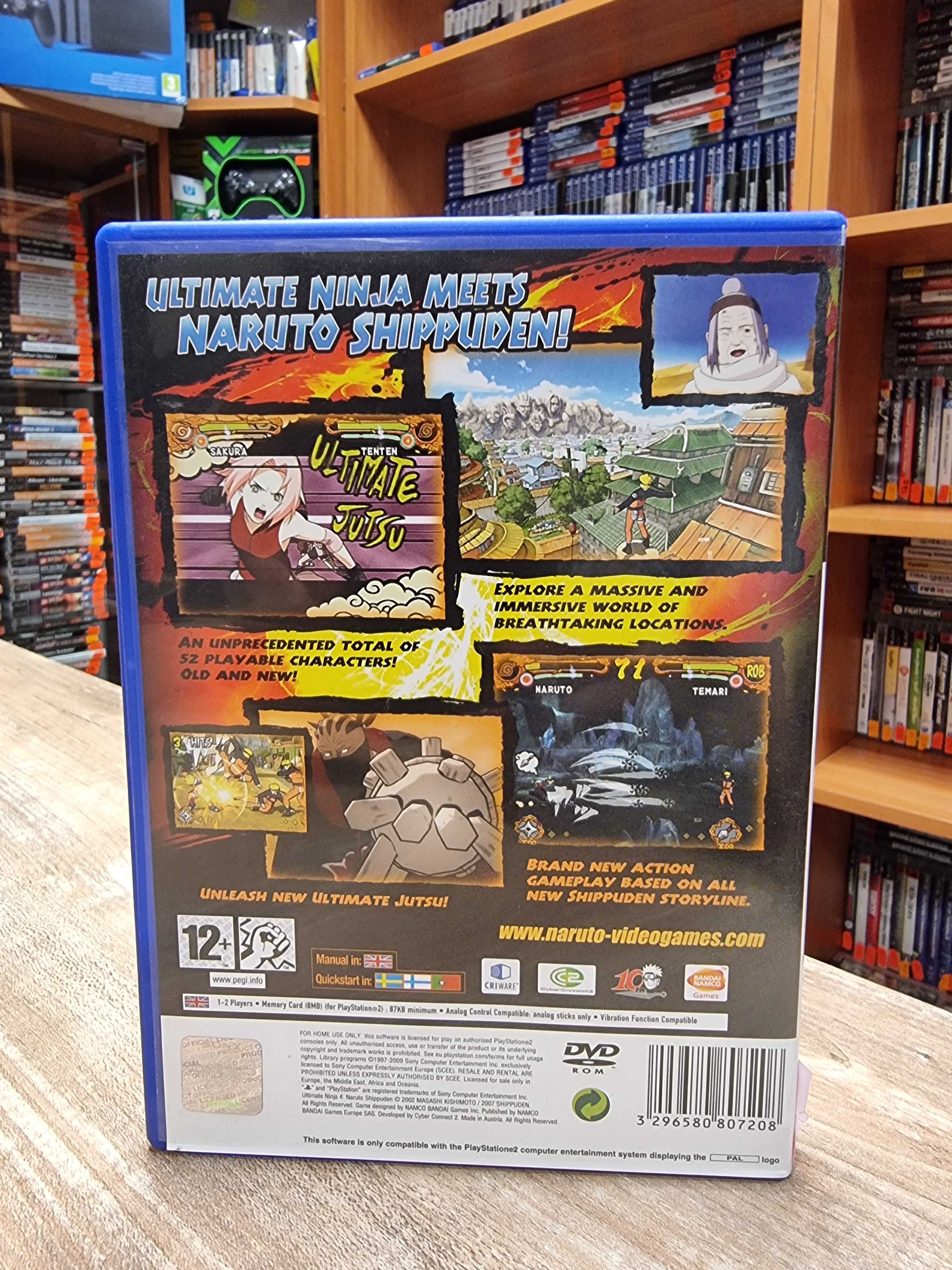 Ultimate Ninja 4: Naruto Shippuden PS2, Sklep Wysyłka Wymiana