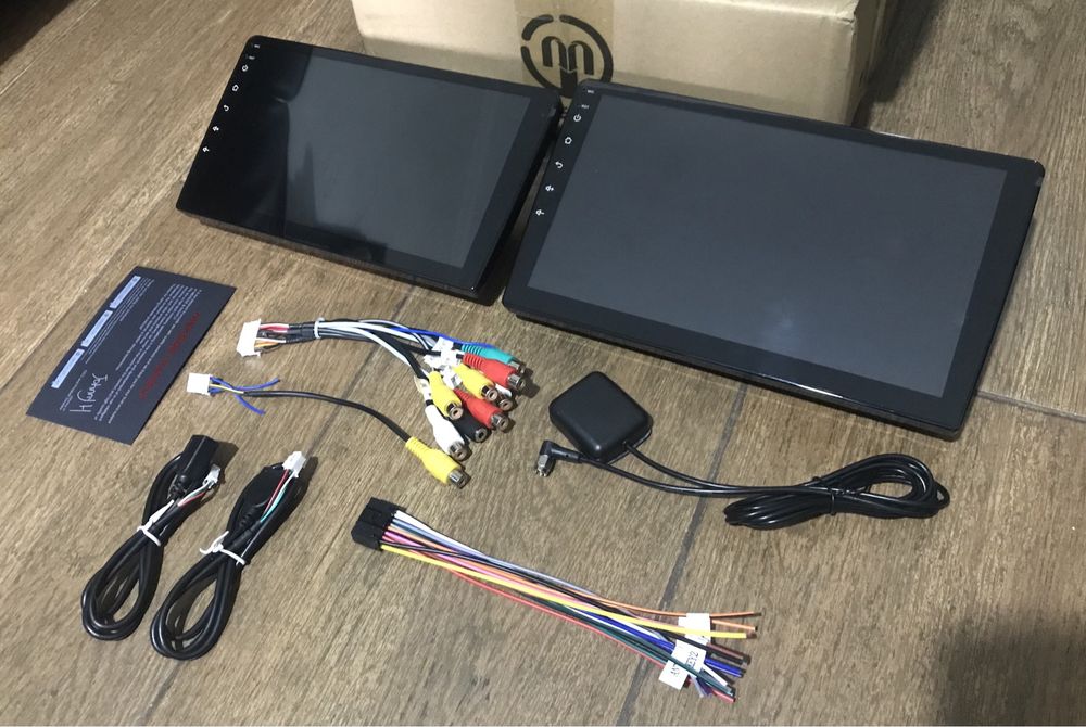 2дін Android Магнітола 9 10 дюймів CarPlay 2/32gb IPS GPS WIFI BT USB