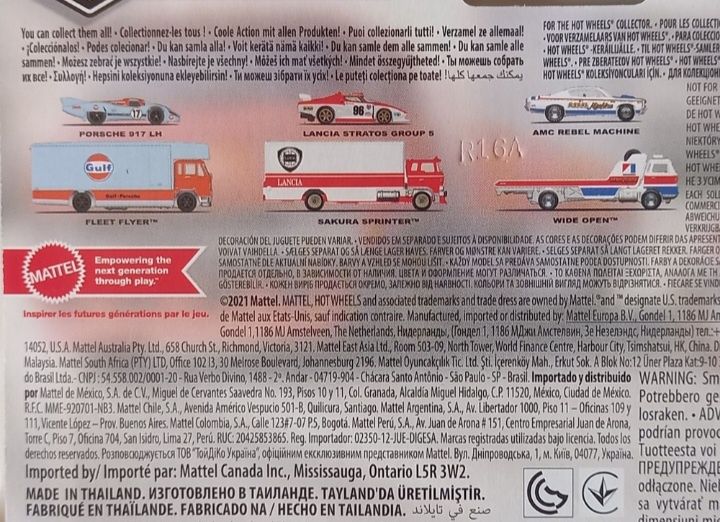 Hot wheels team transport lancia status