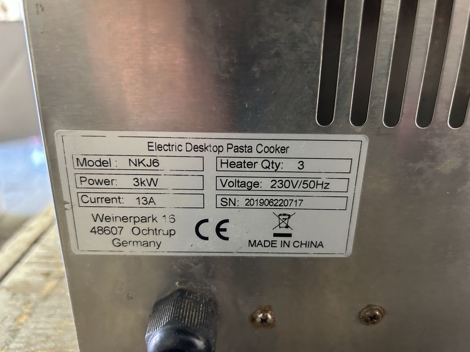 Макароноварка , пастоварка GGM Gastro NKG -6