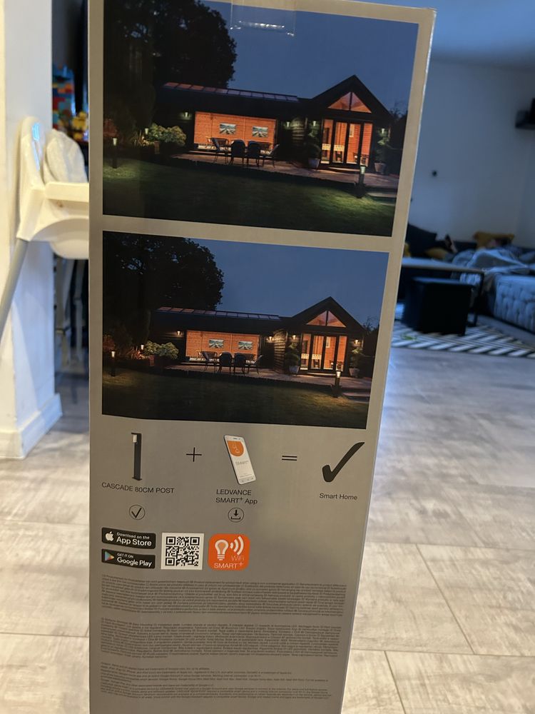 Nowe lampy lampa LEDVANCE Cascade 80 cm smart WiFi słupek LED RGBW