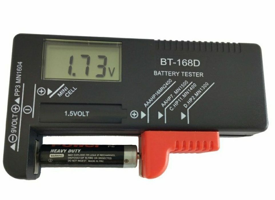 Тестер для  перевірки батарейок/ Тестер для  проверки батареек