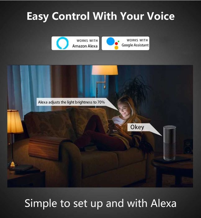 Умная Zigbee Led лампа 18Вт E27 RGB+CCT Tuya Smart Home