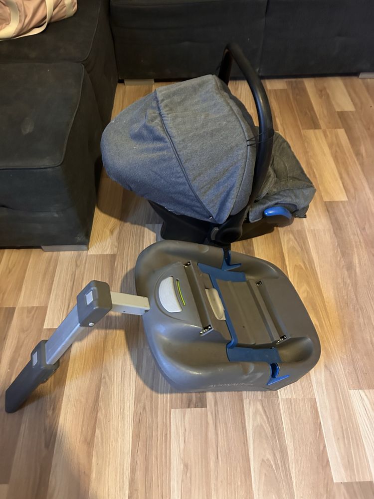 Nosidełko + adapter isofix do auta jak nowe