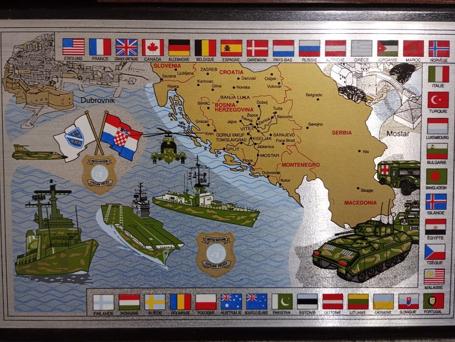 Картина, карта, НАТО