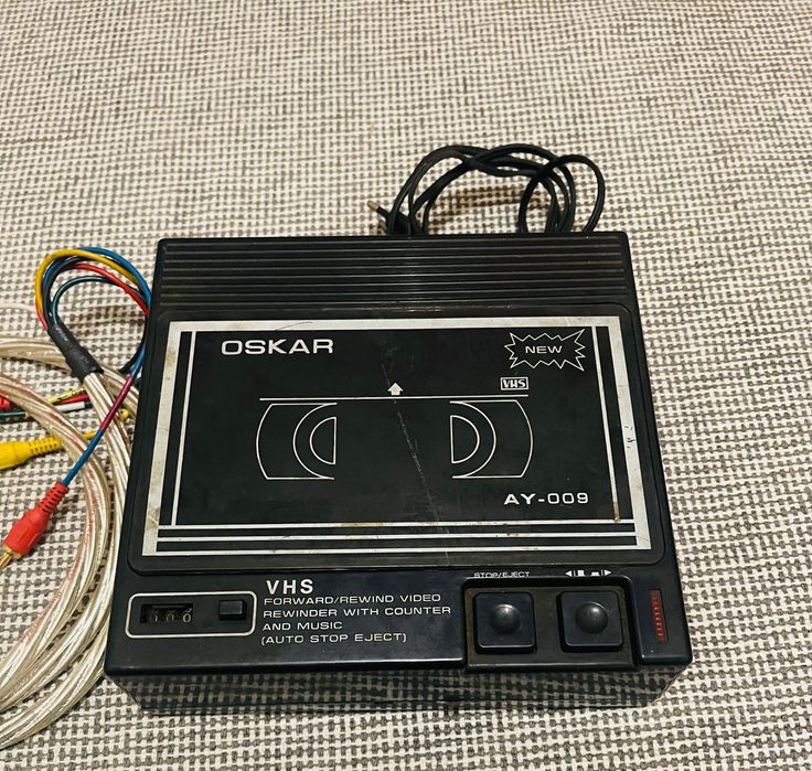 Rebobinador de Cassetes VHS Oskar AY-009