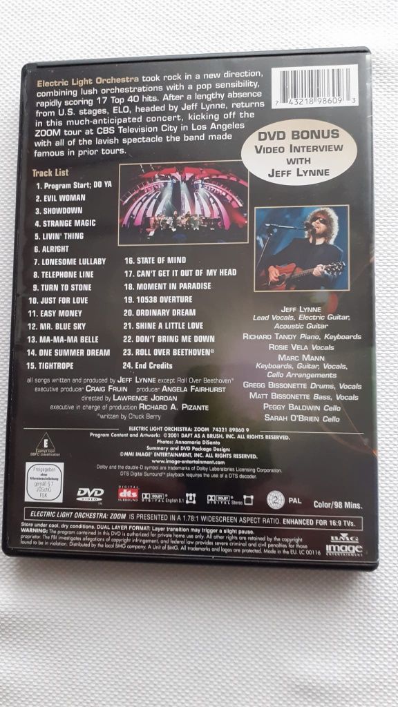 ELO Zoom Tour DVD