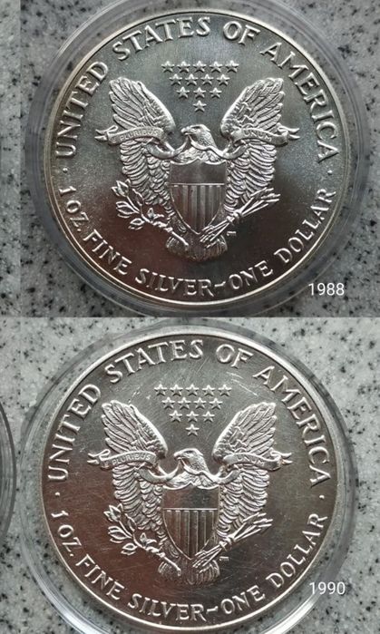 доллар США Шагающая Свобода Американский Серебряный орел Серебро