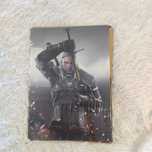 Obraz metalowy Displate- lakierowane wykończenie Wiedźmin Geralt