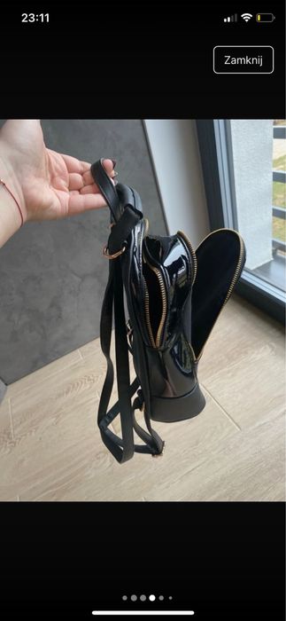 Mały czarny plecak River Island