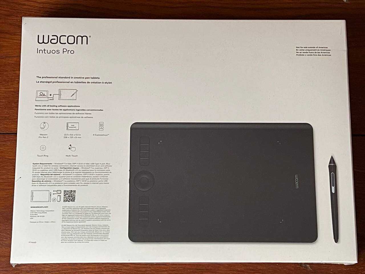(NEW) Графічний планшет Wacom Intuos Pro ( Medium ) - PTH660