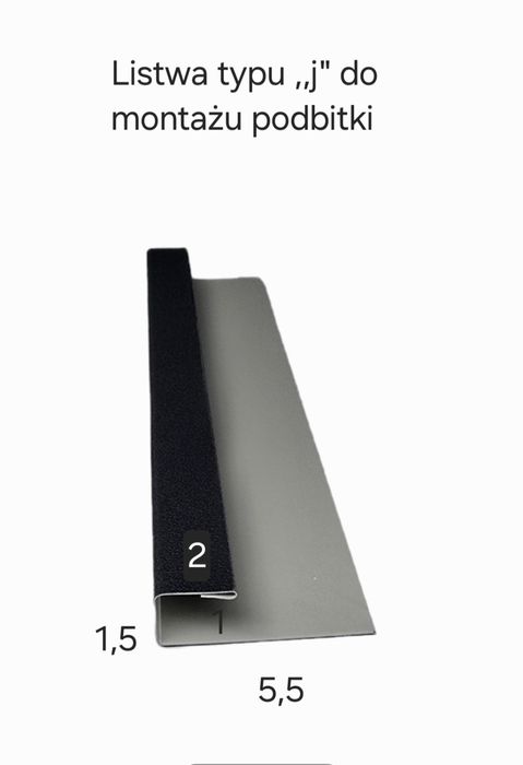 Obróbki blacharskie na wymiar, wiatrownice, pasy rynnowe , listwy J