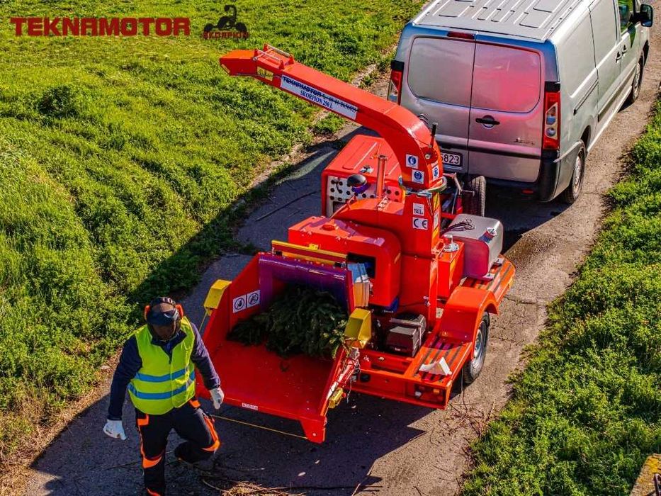 NOWOŚĆ rębak tarczowy do 220mm Skorpion 250L -TURBODIESEL- Teknamotor