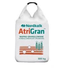 Wapno granulowane AtriGran NORDKALK CaO reaktywność 99% 540 zł/t