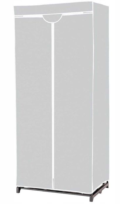 Szafa materiałowa tekstylna z drążkiem na ubrania składana kempingowa