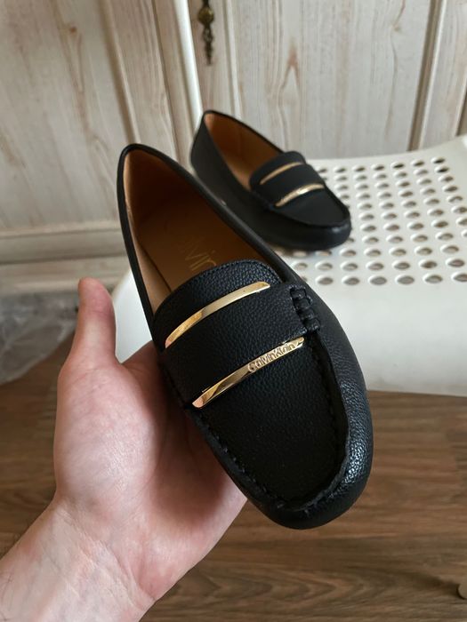 35 Calvin Klein мокасины лоферы женские жіночі мокасини лофери