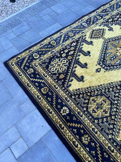 Idealny Geometryczny Duży Dywan Wełniany 292x201