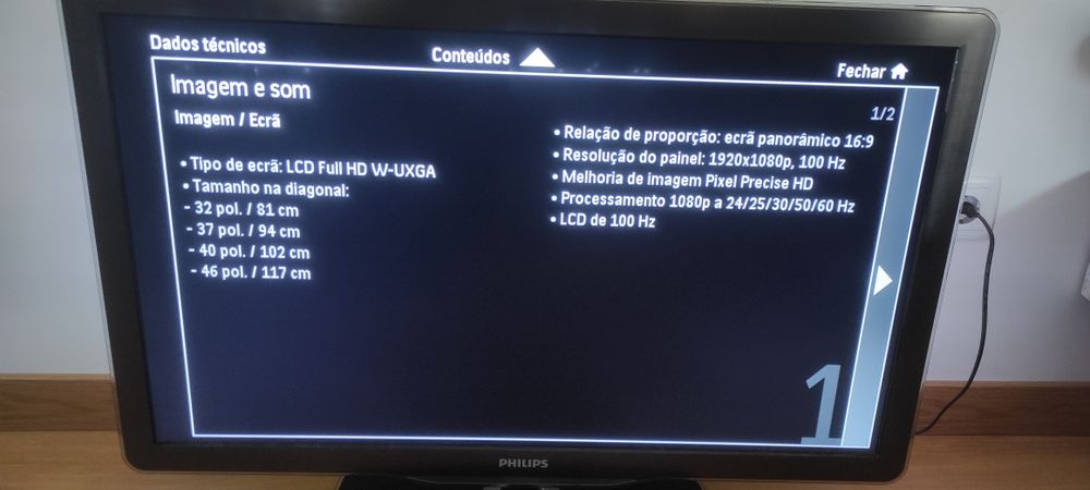 Smart TV / LCD Philips 37"