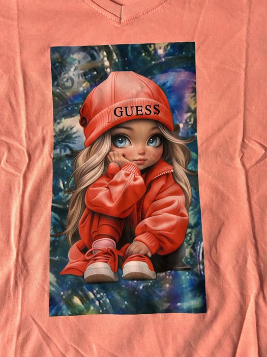 Koszulka łososiowa XL z lalką