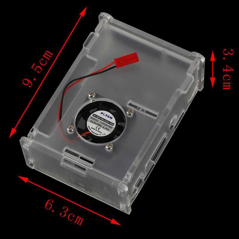 Caixa com cooler para Raspberry Pi 4