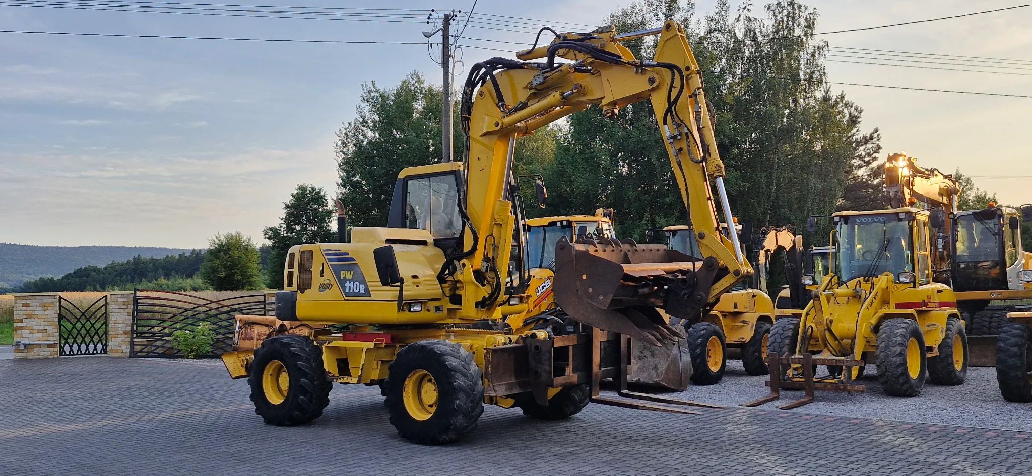 Komatsu PW 110/ Maszyna Sprowadzona/  Koparka kołowa Komatsu tj Terex Schaeff