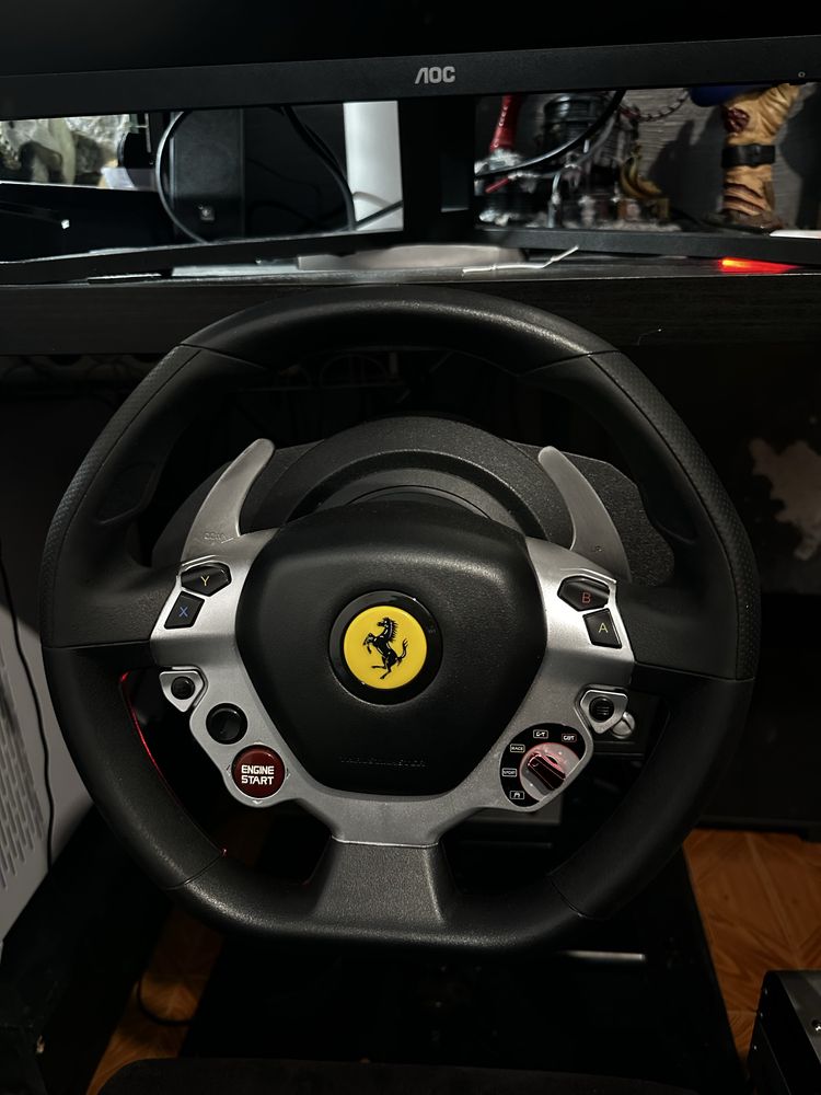 Thrustmaster Tx-RW com volante ferrari 458 + pedais