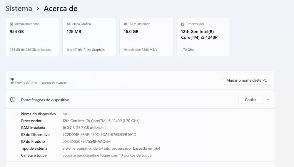 Vendo portatil 2 in 1 HP Envy x360 laptop 15