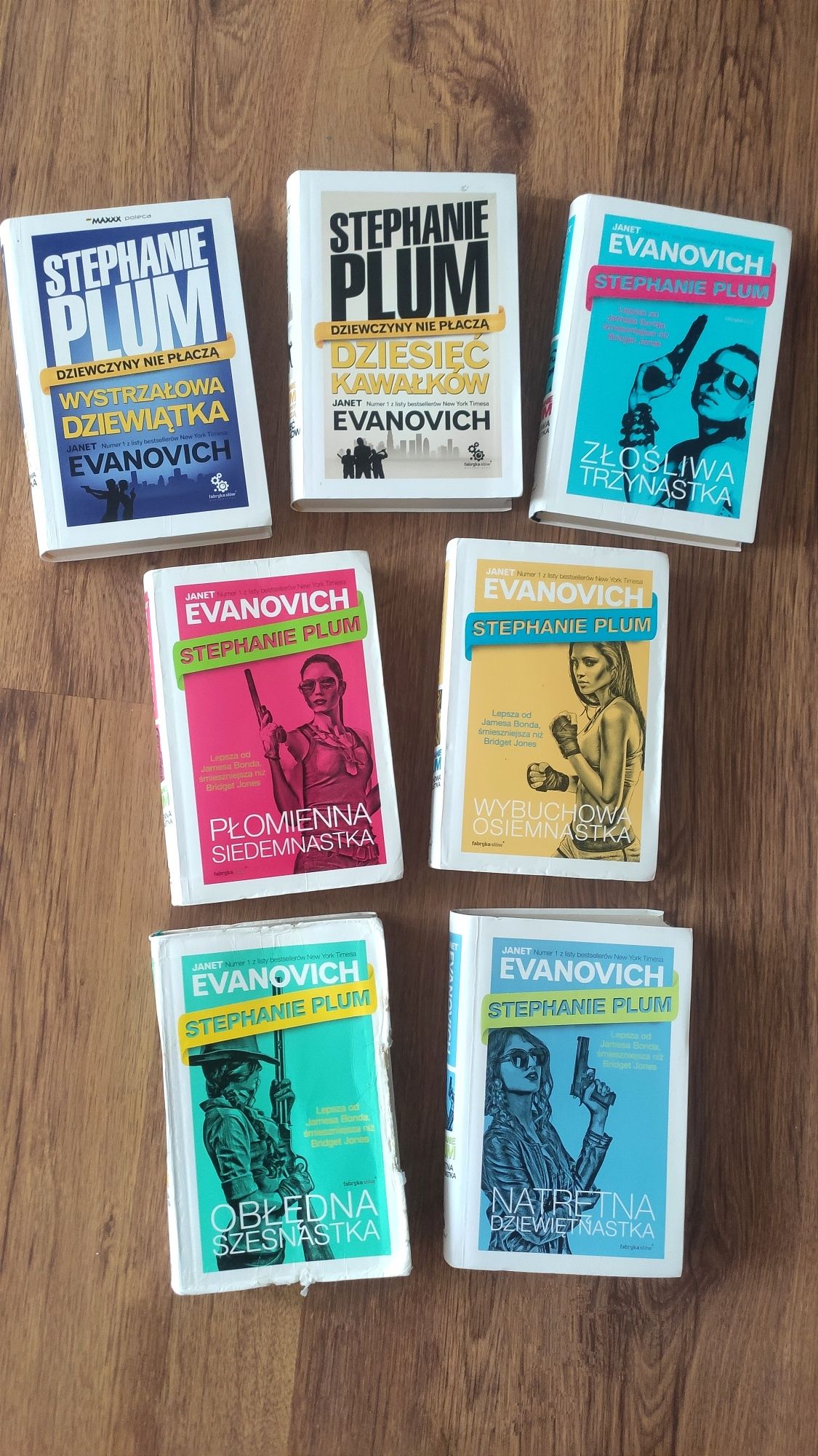 Janet Evanovich Stephanie Plum 9, 10, 13, 17, 18, 19