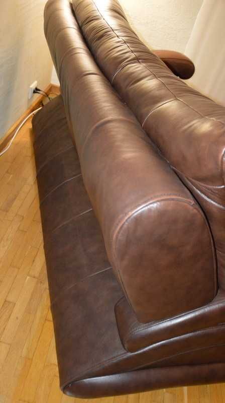 Sofa (kanapa) skórzana brązowa
