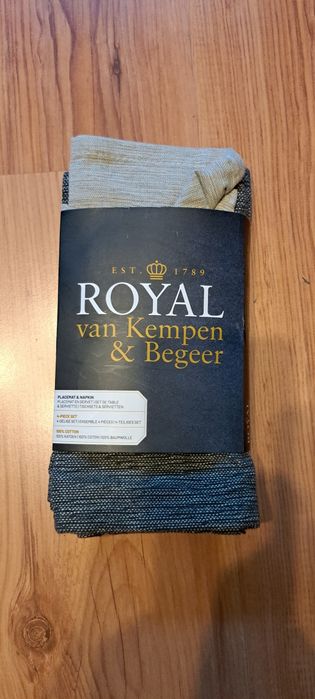 ROYAL Elegancki zestaw serwetki na stół