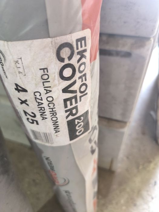 Folia ochronna czarna przeciw wilgociowa gr 2mm