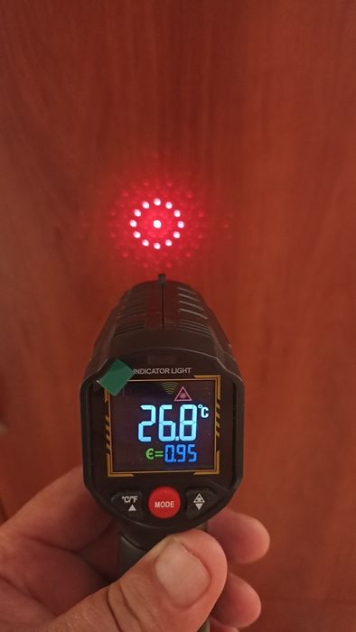 Цифровий інфрачервоний термометр Aneng TH-203. Пірометр.