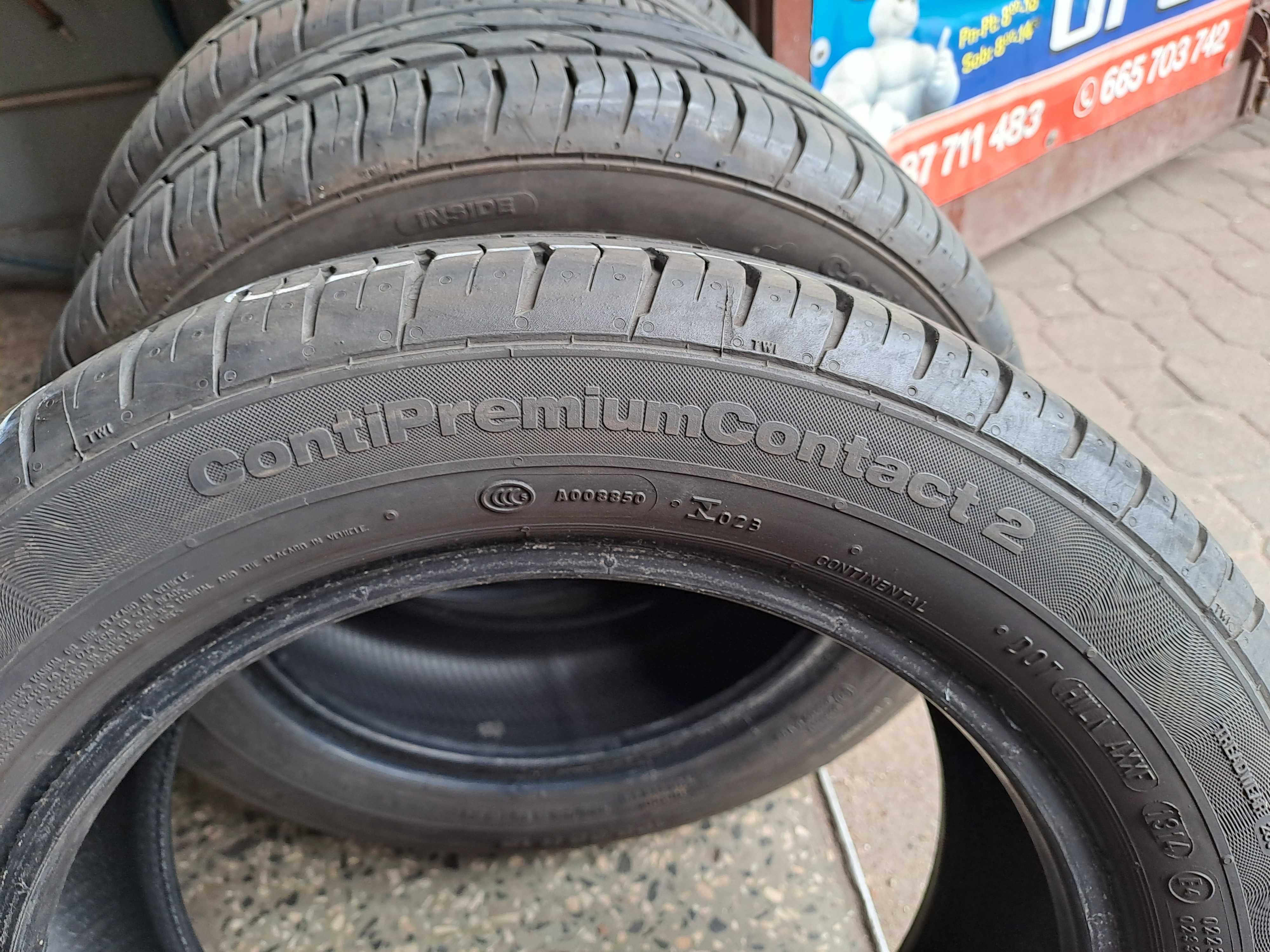 195/55r15 continental opony letnie uzywane montaz w cenie