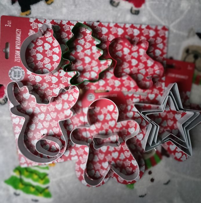 Zestaw wykrawaczy świątecznych Foremki do ciastek Duże Duży zestaw