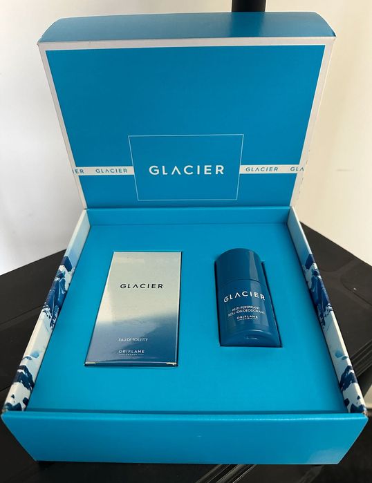 Caixa Cofrett Perfume + Roll-On Glacier Homem