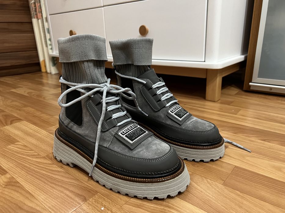 женские осенние замшевые ботинки 38го размера (по факту 39го )