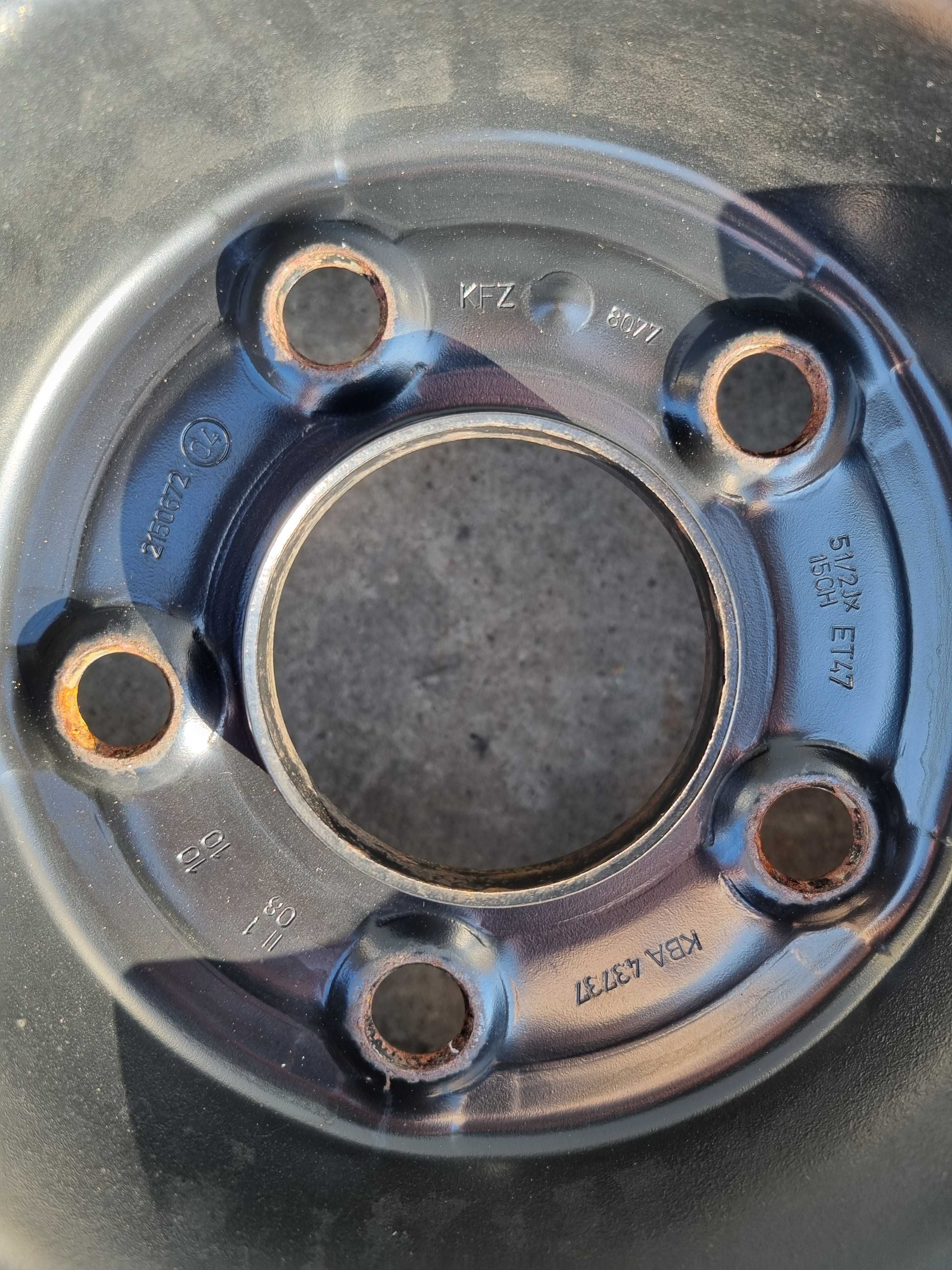 FELGI STALOWE 5x114,3 R15" 5,5J ET47 HYUNDAI i30 KIA Ceed F74