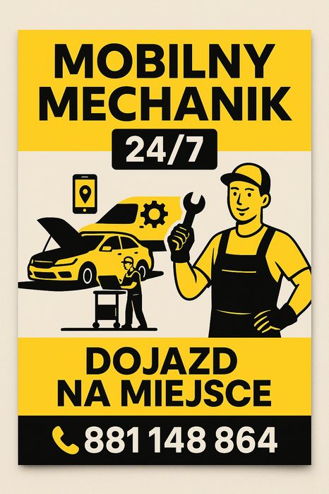 Mobilny Mechanik 24/7 Ślask i okolice