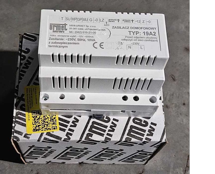 Zasilacz Domofonowy Urmet Typ: 19A2