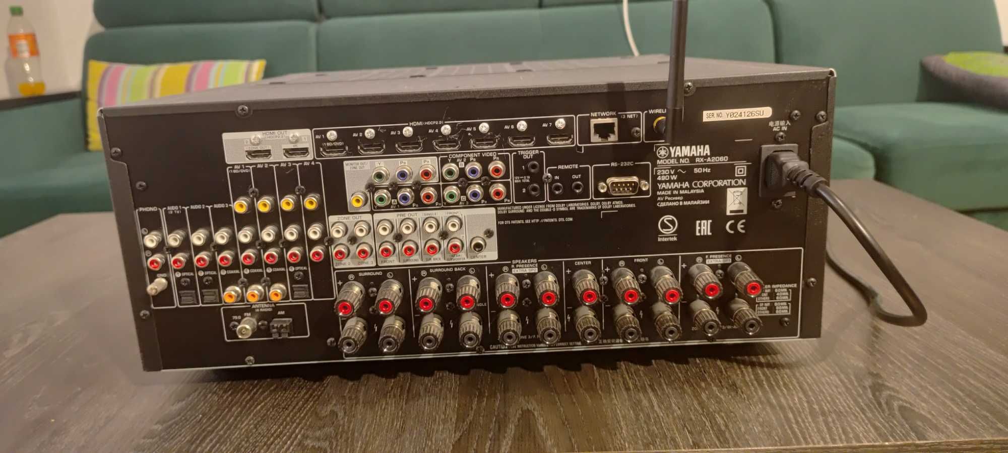 Yamaha rx-a2060 Dolby Atmos