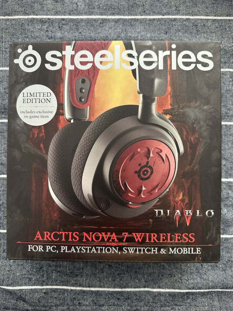 Słuchawki Bezprzewodowe Stellseries Arctis Nova 7 - Diablo IV Edition
