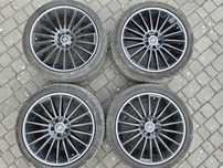 Alufelgi Czarne KESKIN R 19 + opony wielosezonowe Continental